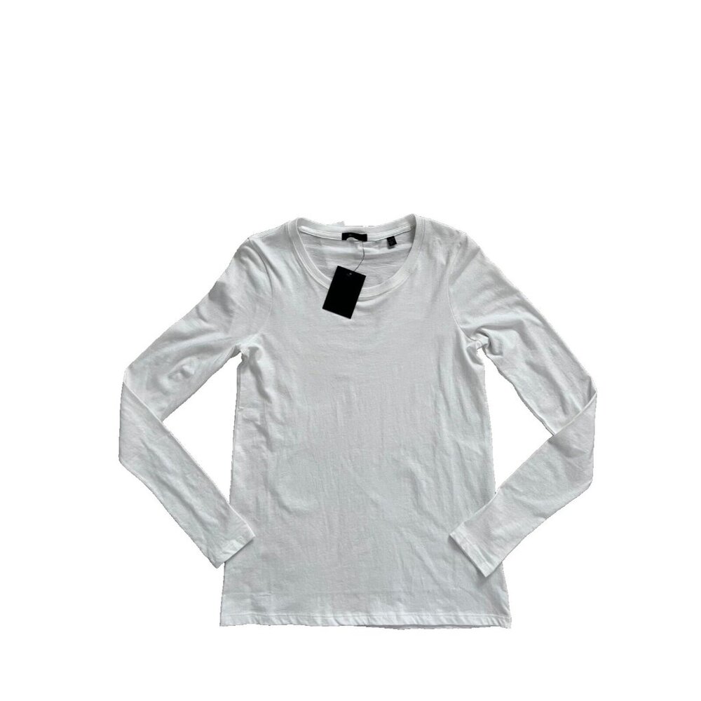 ATM Anthony Thomas Melillo Long Sleeve Tee White ( XS )